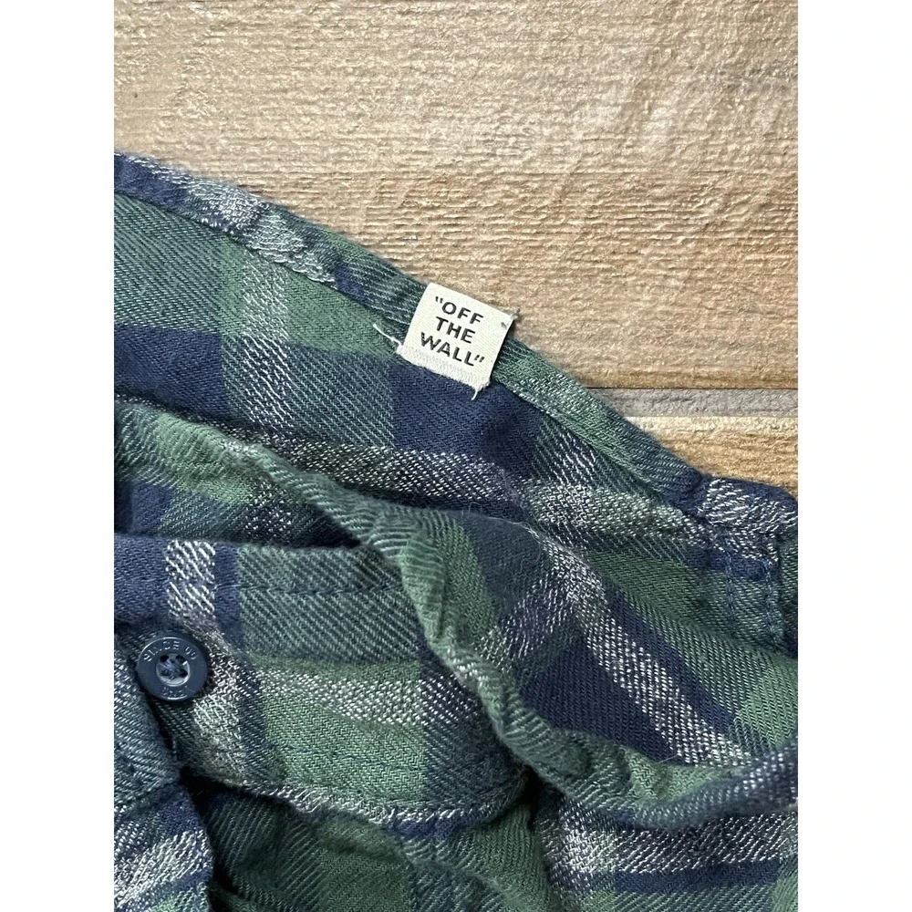 Vans Men's Off The Wall Classic Button-Up Flannel. Size Xtra Large See Photos! - Picture 2 of 7